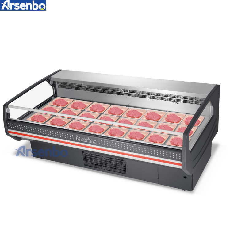 Stainless Steel Deli Display Cooler Countertop 580W Practical