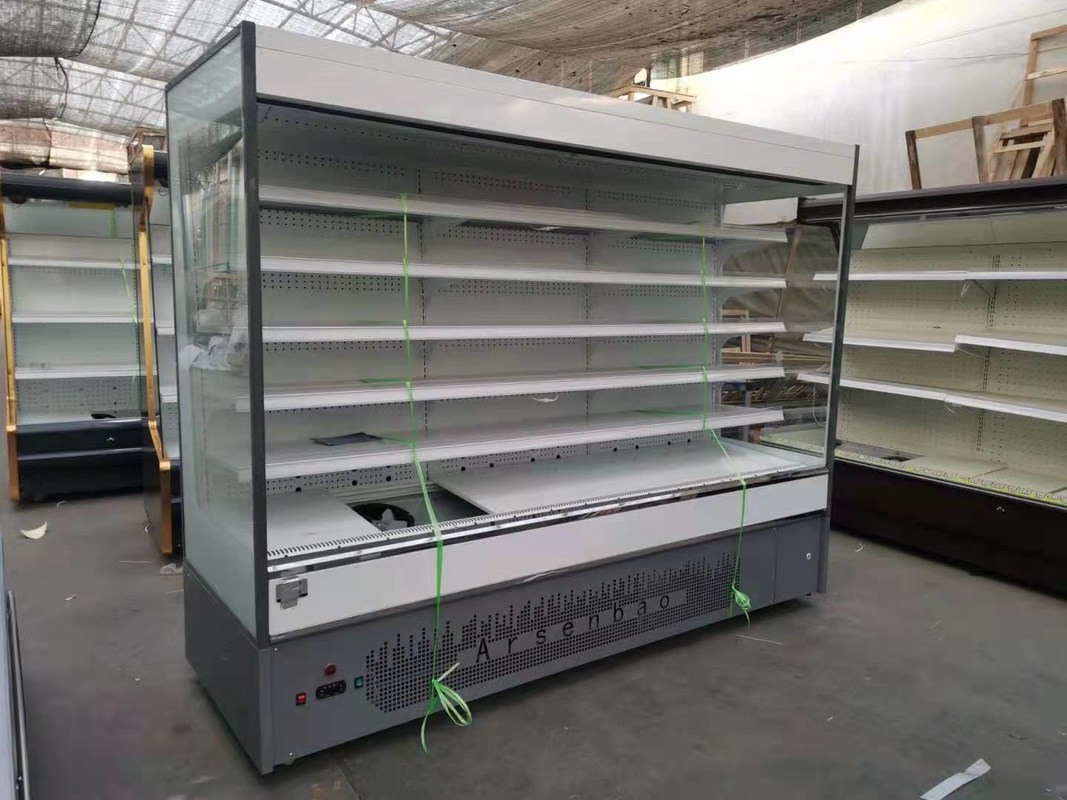 Stainless Steel Open Multideck Fridge