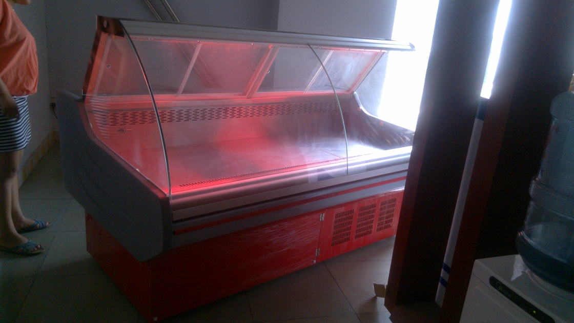 Antiwear 580W Hot Food Display Cases , Soundless Commercial Deli Refrigerator